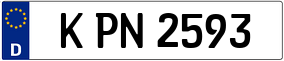 Truck License Plate